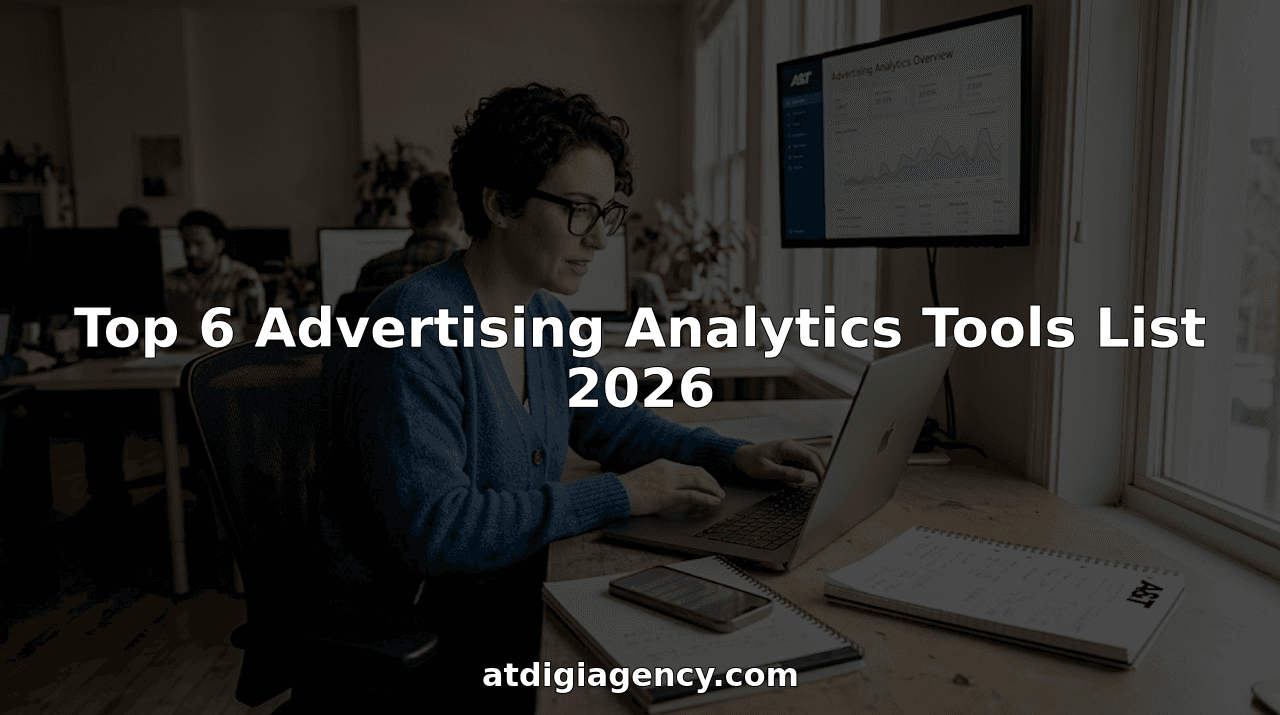 Top 6 Advertising Analytics Tools List 2026